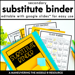 Substitute Binder for Secondary