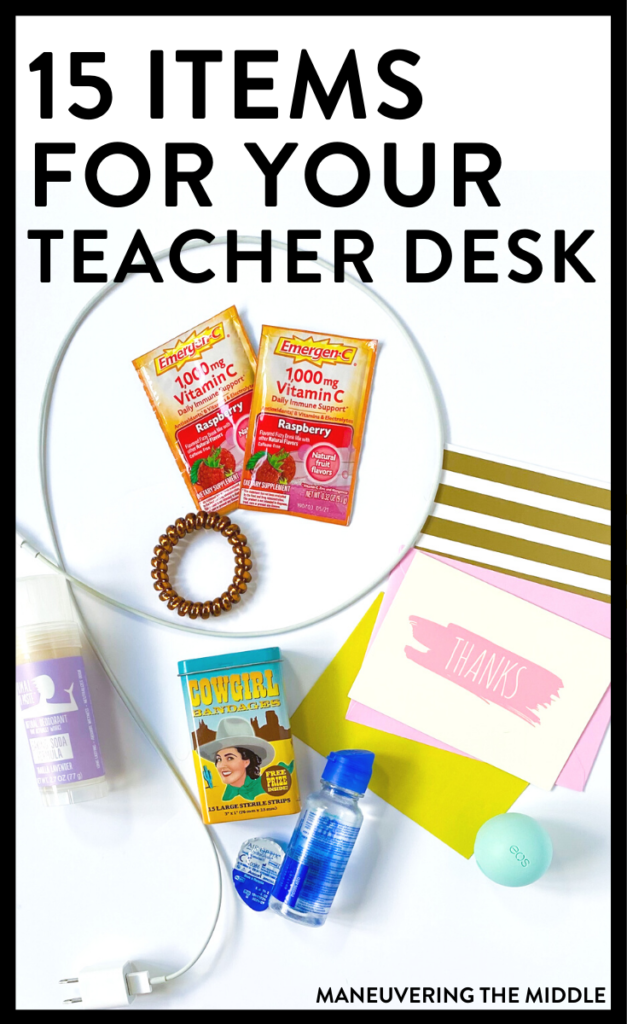 Teacher Must-Have Desk Accessories  Teacher must haves, Teacher favorite  things, Teacher desk areas