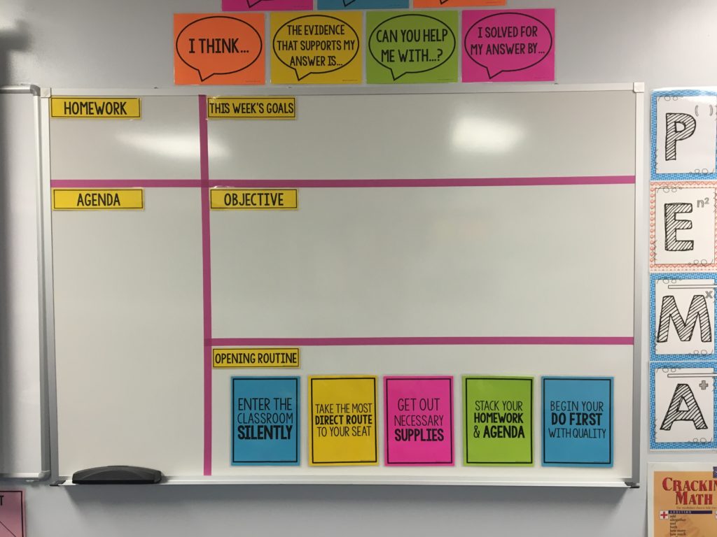 Classroom Organization Ideas Middle School