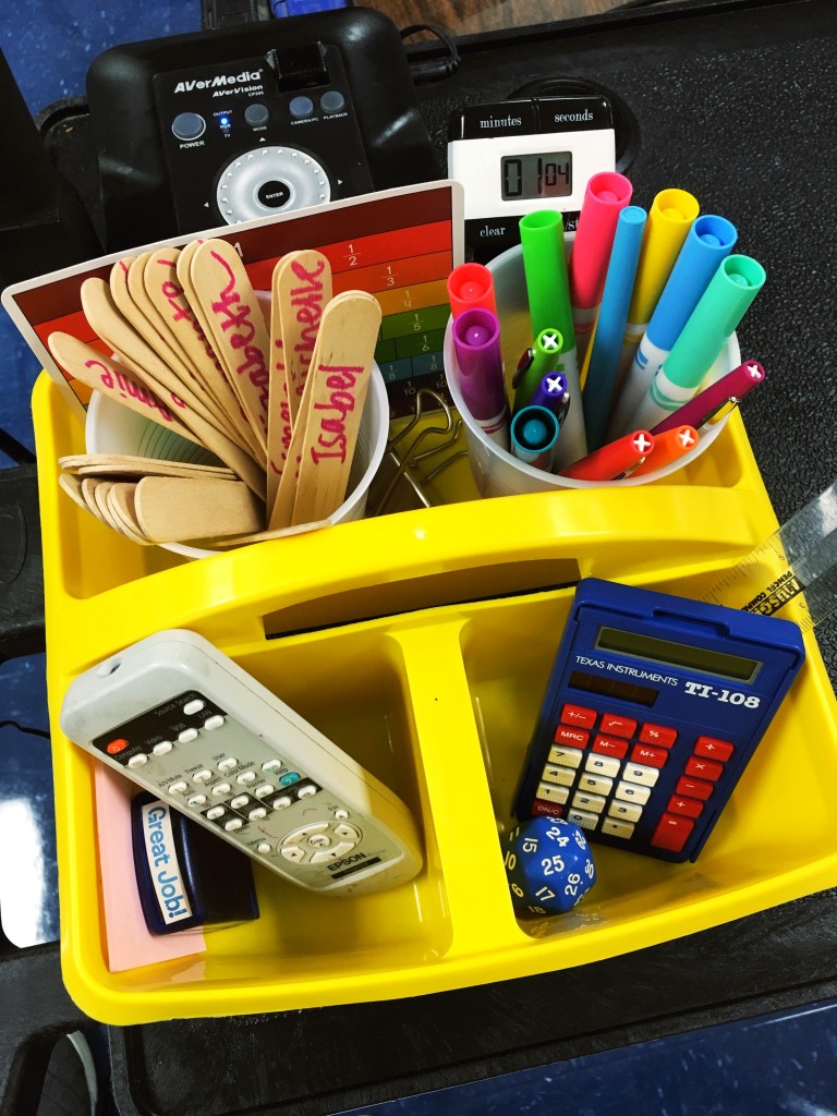 Five great ideas for teacher organization - easy to set up with materials you likely have. Perfect for the middle school classroom. | maneuveringthemiddle.com