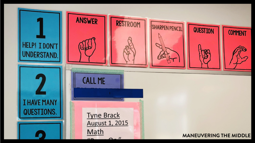 20 middle school routines and procedures to keep your students on the right track and out of trouble. Set your classroom up for success! | maneuveringthemiddle.com