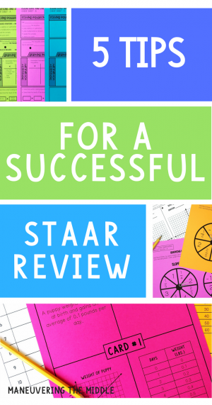 5 TIPS FOR A SUCCESSFUL STAAR REVIEW