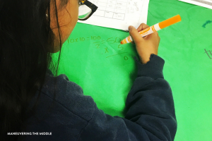 Turn Worksheets into Easy Math Activities - Maneuvering the Middle