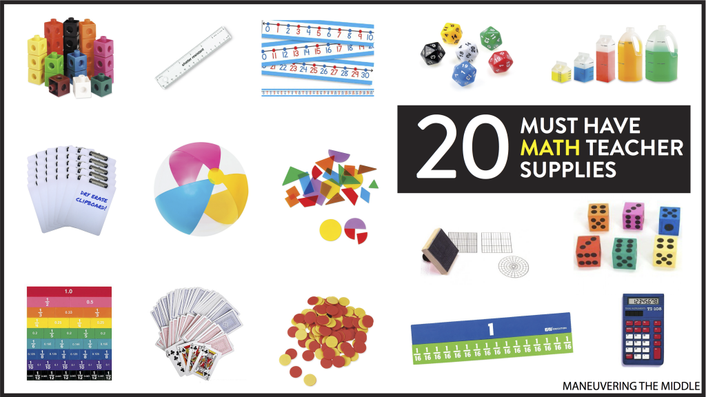 21 Must Have Math Teacher Supplies to Boost Your Lessons - Teach