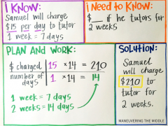 Math Problem Solving Strategies - Maneuvering the Middle