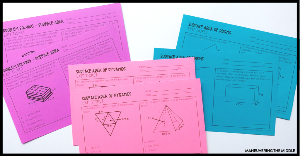 Exit tickets are a great way to gauge students' understanding, drive instruction, and invest students in mastering the content that same day. | maneuveringthemiddle.com