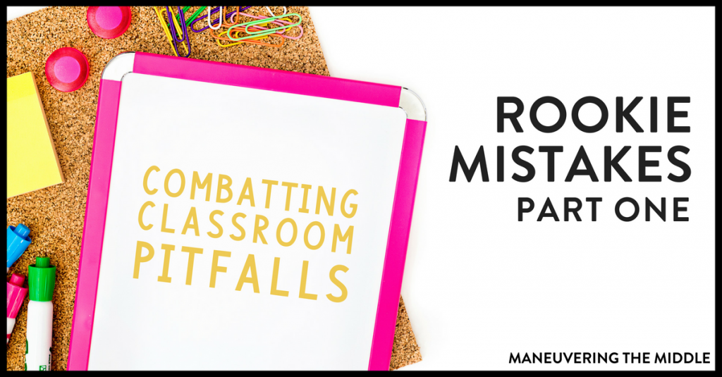 Are your students not following directions? Chances are that you are making this rookie teacher mistake. Find out how to prevent and fix this common classroom pitfall. | maneuveringthemiddle.com