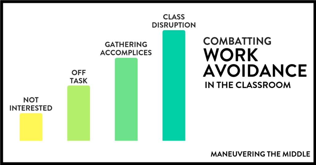 Even the most experienced teachers will have students find excuses to avoid work. Here are some tips on how to help your students combat work avoidance.