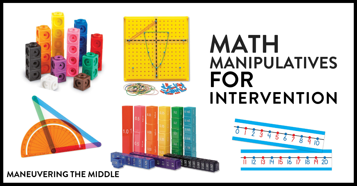 Essential Math Manipulatives Maneuvering the Middle