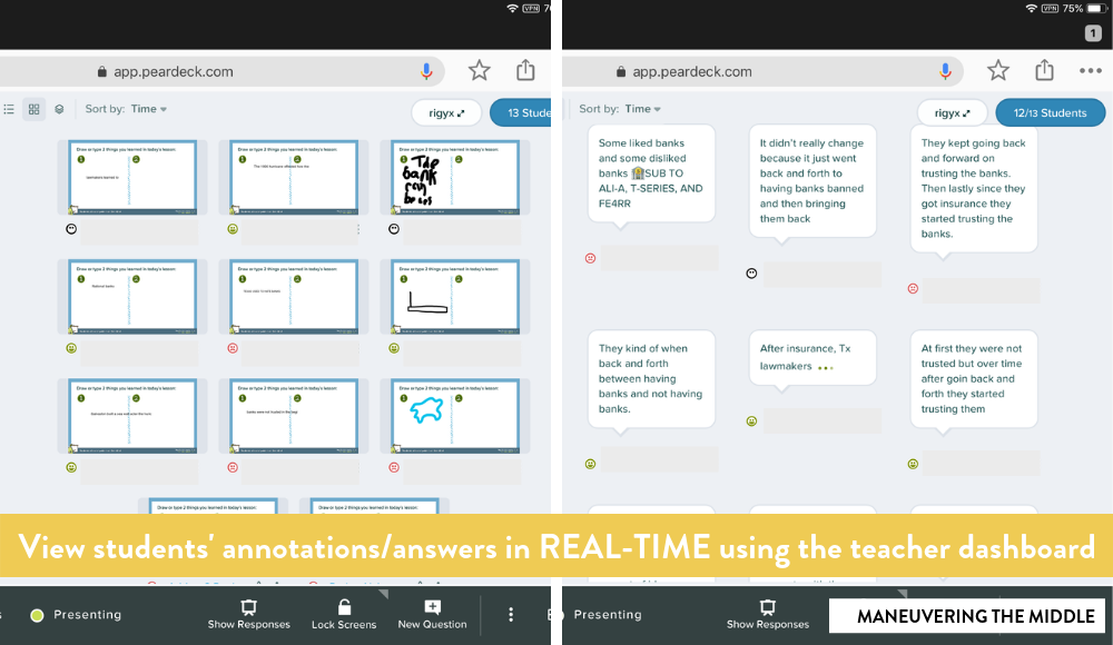 5 ways to use pear deck to keep students engaged, interacting with the content, and to receive real-time data in your classroom