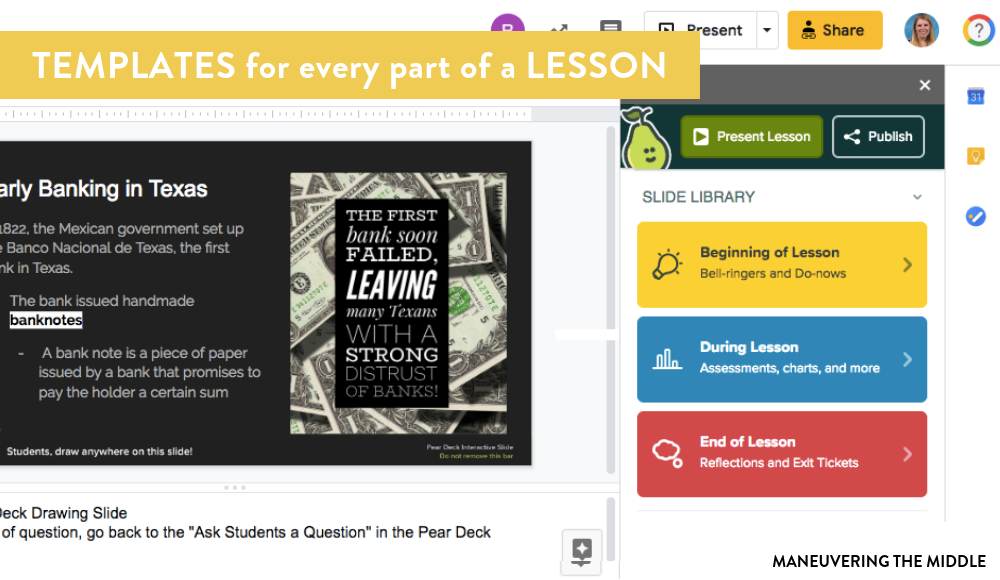 5 ways to use pear deck to keep students engaged, interacting with the content, and to receive real-time data in your classroom
