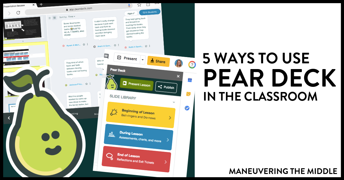 how to make a presentation on pear deck