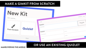 GimKit: Up Your Student Engagement - Maneuvering the Middle