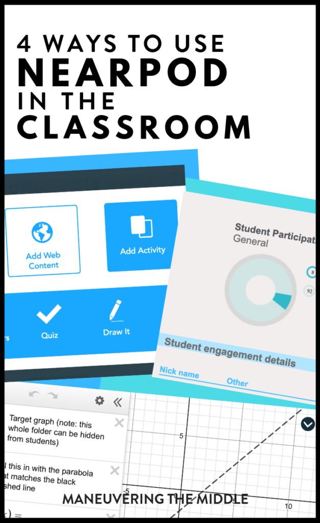 Teachers want to meet all students’ needs, but with many students, it can be overwhelming. Nearpod make meeting your students’ needs doable! | maneuveringthemiddle.com