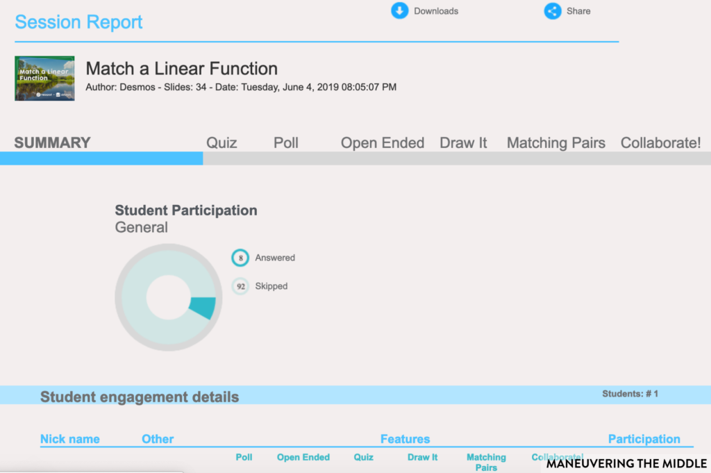 Use Matching Pairs during a lesson – Nearpod: Student Engagement