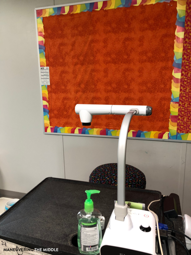 Enjoy a classroom tour from a teacher who has been teaching for 15 years. In this post, you will learn valuable classroom ideas for strategic set up. | maneuveringthemiddle.com