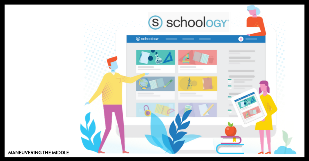 Learning management systems like Schoology can help teachers and students in all classrooms. Here are 5 tips to making the most of your Schoology account. | maneuveringthemiddle.com