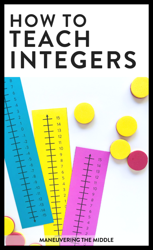 Are you eager for students in your classroom to conceptually understand integers and master the skills required for integer operations?  | maneueveringthemiddle.com