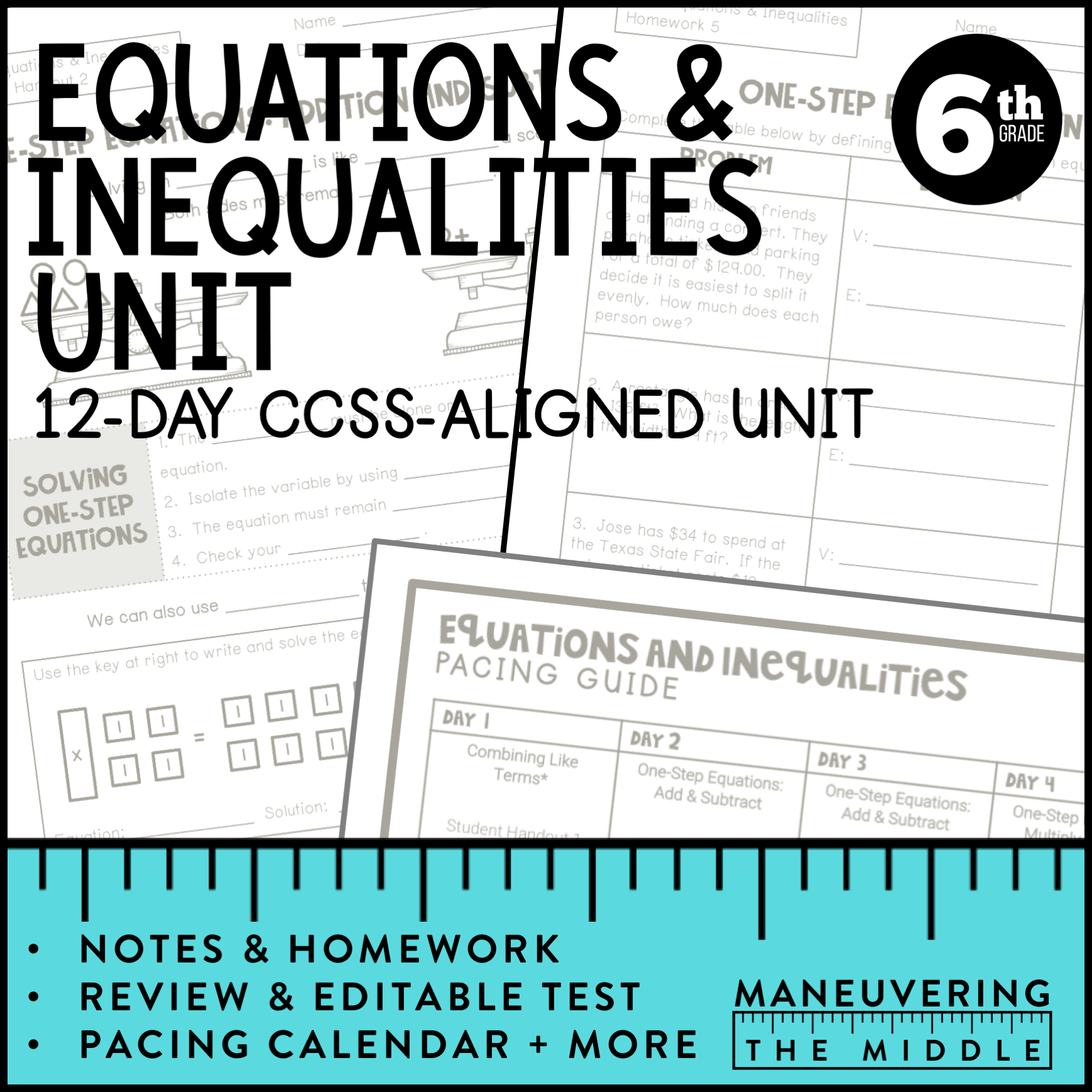 Solving Equations in Middle School Math Maneuvering the Middle