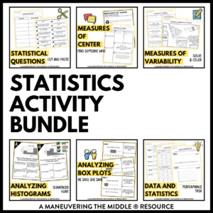 Statistics Activities