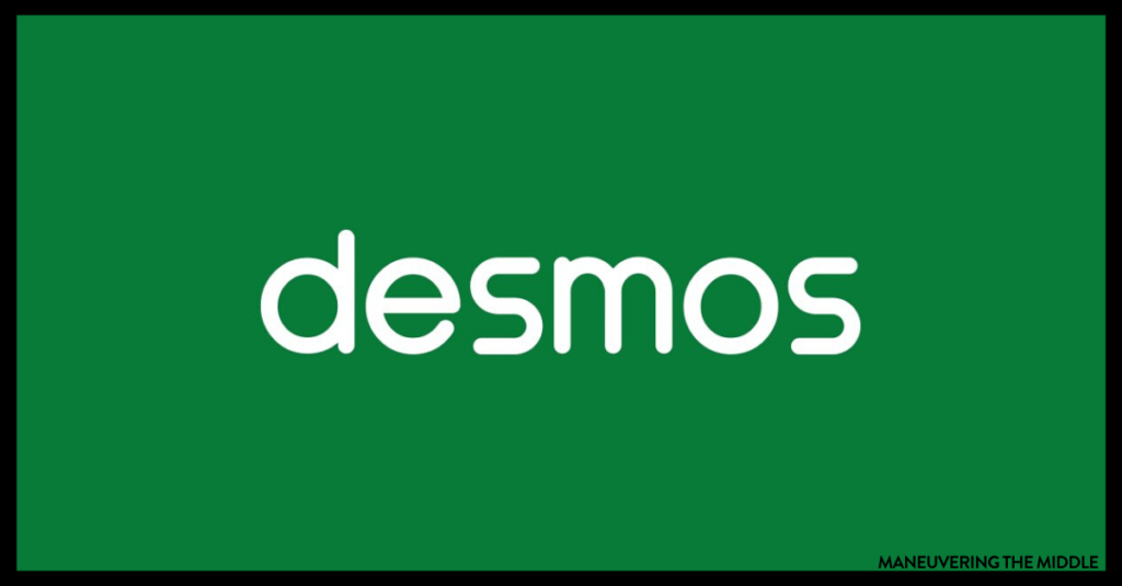 If you haven't tried using the Desmos tool in your classroom yet, check out their activities to use in Algebra. Learn about more of its great features too. | maneuveringthemiddle.com