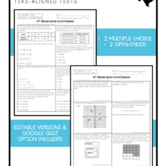 Year-End Assessments 6th Grade TEKS - Maneuvering the Middle