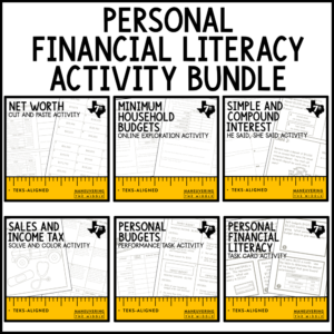 Personal Financial Literacy Activities