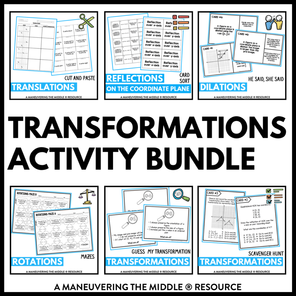 transformations-activity-bundle-8th-grade-maneuvering-the-middle