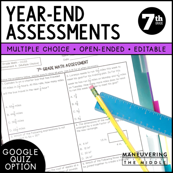 7th Grade Year-End Assessment