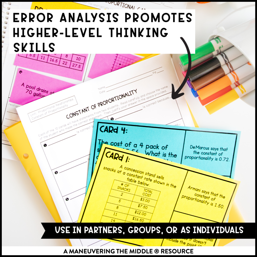 Proportional Relationships 7th Grade Lesson Plan