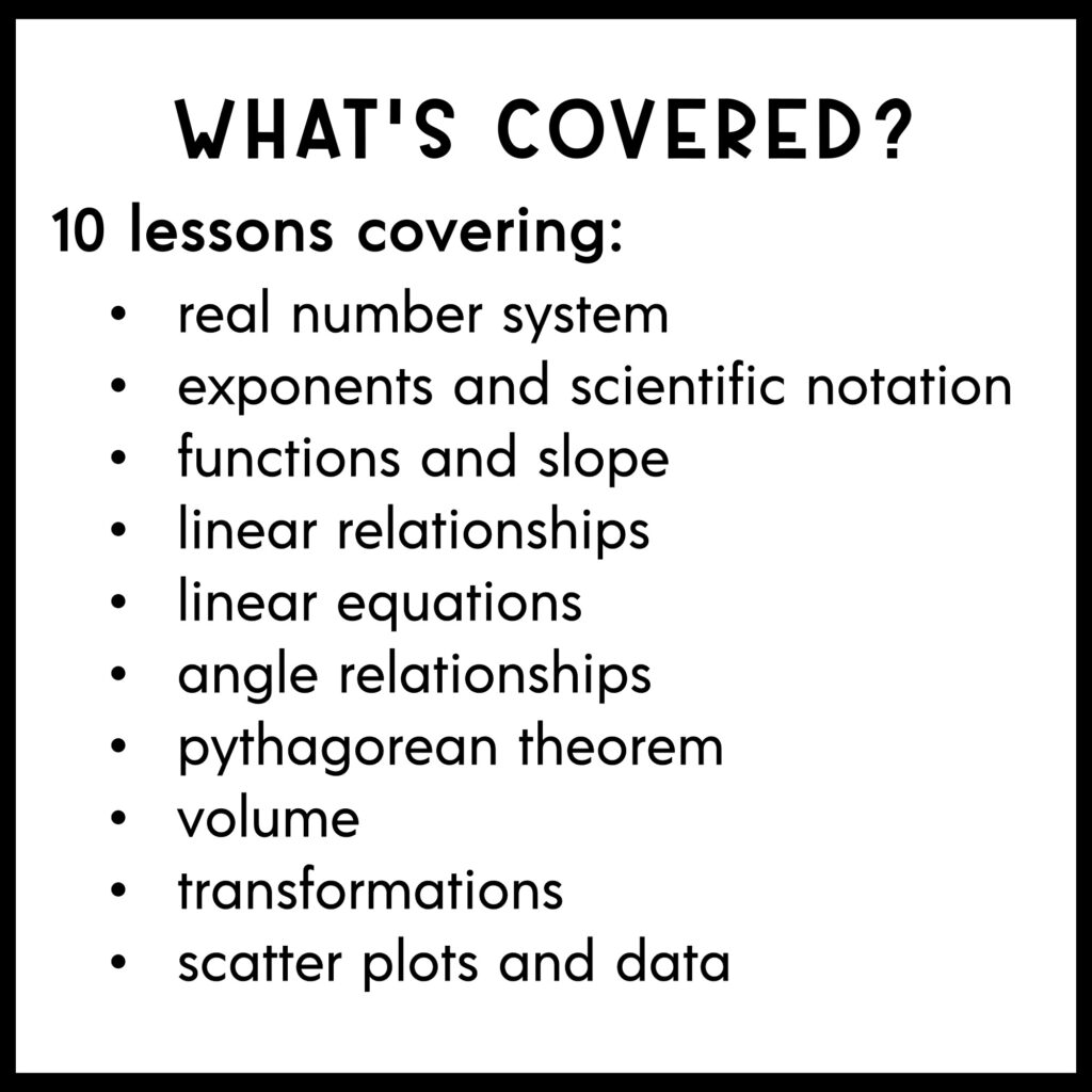 Test Prep Unit 8th Grade CCSS - Maneuvering the Middle
