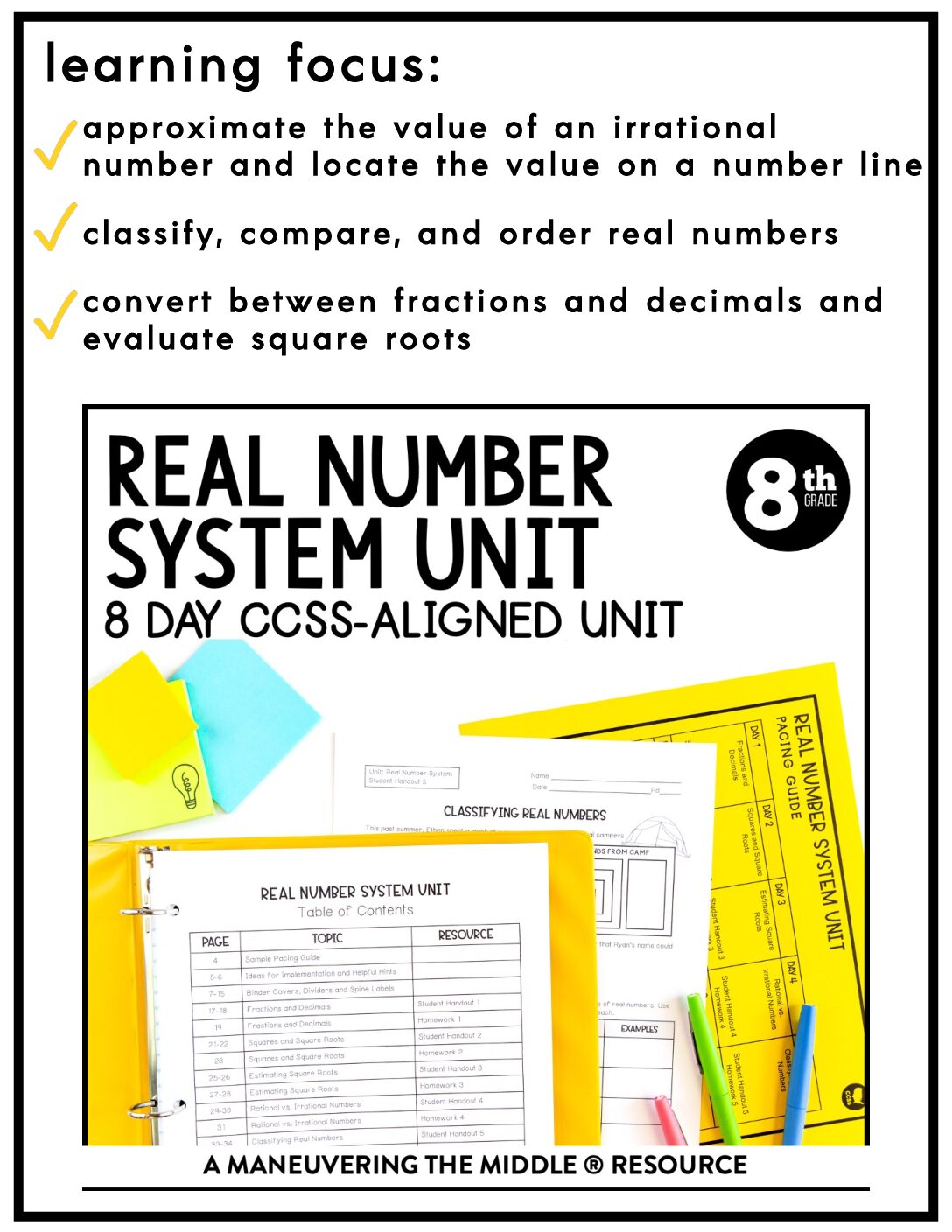 real-number-system-unit-8th-grade-ccss-maneuvering-the-middle