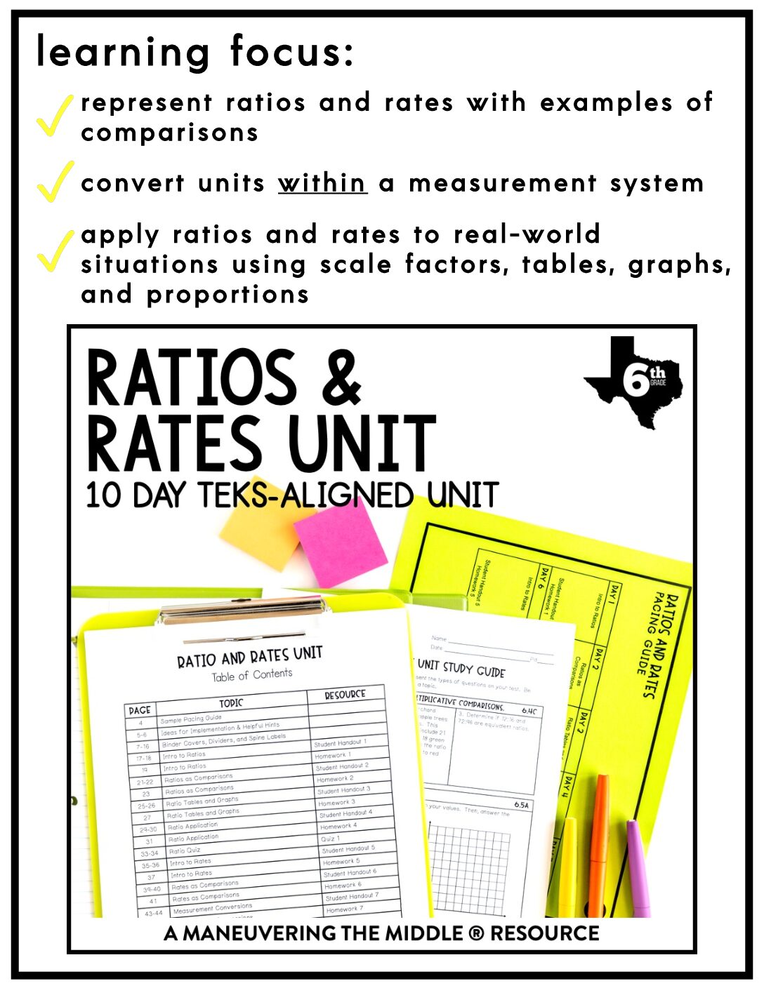 ratios-and-rates-unit-6th-grade-teks-maneuvering-the-middle