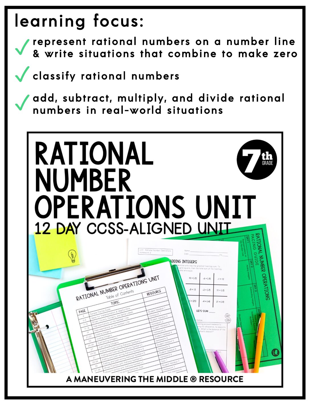 rational-number-operations-unit-7th-grade-ccss-maneuvering-the-middle