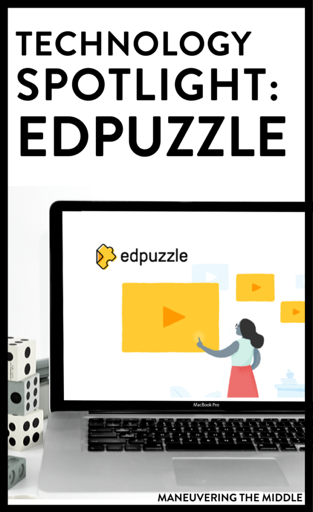 Edpuzzle is a tech tool that flips your classroom or helps teach remotely. Find/make videos and embed questions to see students comprehrension. | maneuveringthemiddle.com