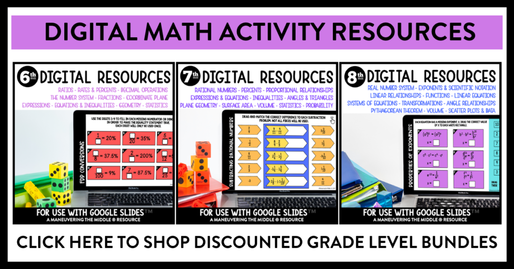 Free Remote Learning Math Lessons - Maneuvering the Middle