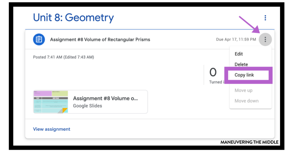 Since learning in now almost completely remote, it is time that we get our Google Drive and Google Classroom organized. Here are 5 google classroom tips! | maneuveringthemiddle.com