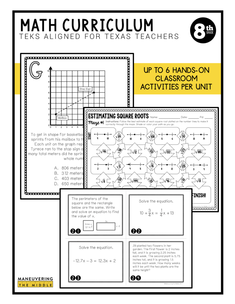 Teks 8th grade math