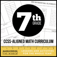 Year-End Assessments 7th Grade CCSS - Maneuvering the Middle