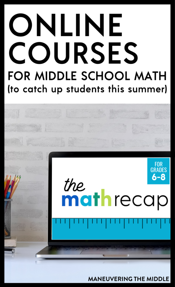 free online math courses for middle school