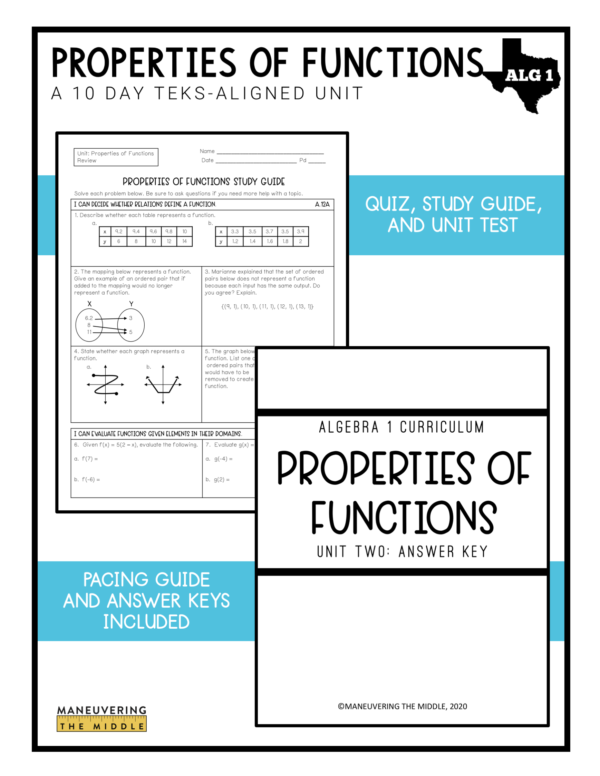 properties of functions homework 6