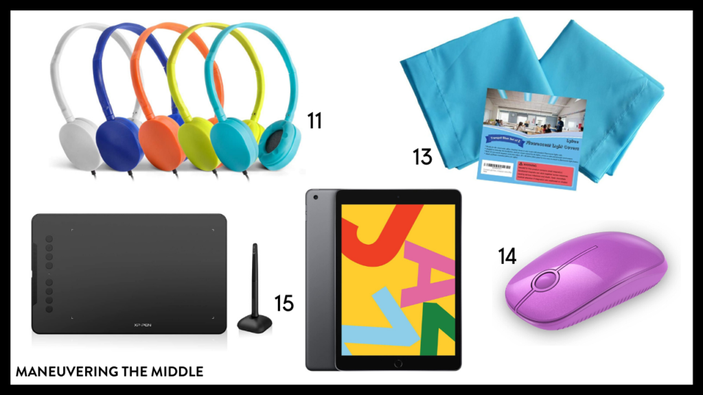 Technology gadgets and tech tools are necessary in today's classroom. We have rounded up 20 of our favorites on the blog. | maneuveringthemiddle.com
