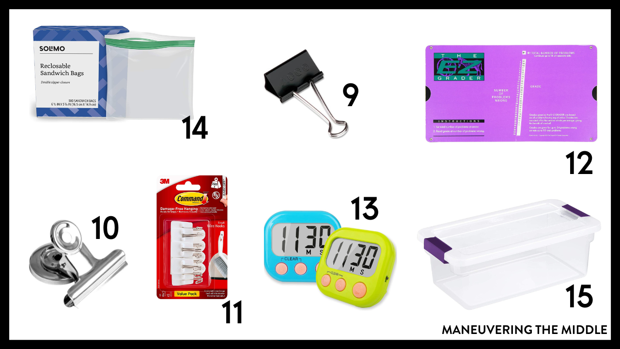 20 Must Have Classroom Supplies to Start Your Room