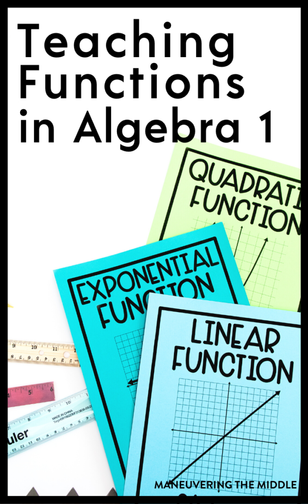Teaching properties of functions is foundational in Algebra 1. Read some of our tips and tricks for having students master this concept. | maneuveringthemiddle.com