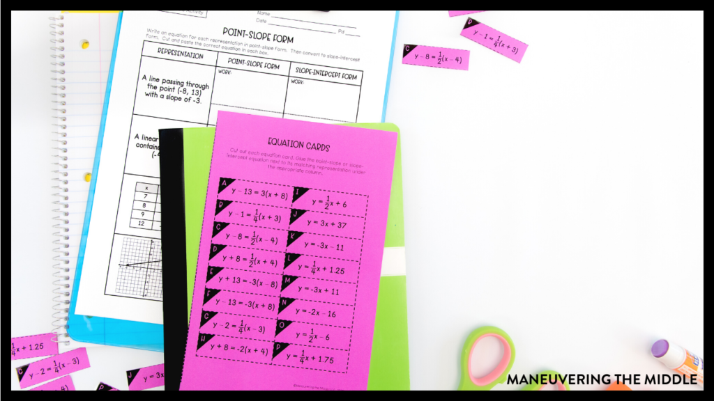 Teaching slope starts as early as 6th grade. Make sure your students are ready to tackle slope in Algebra by introducing slope in a meaningful way. Check out our best tips here. | maneuveringthemiddle.com