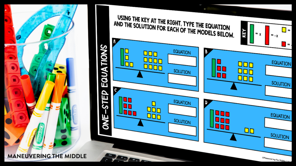 Get your students excited about math by using these free digital activities. Read how teachers are using them and download the freebie! | maneuveringthemiddle.com