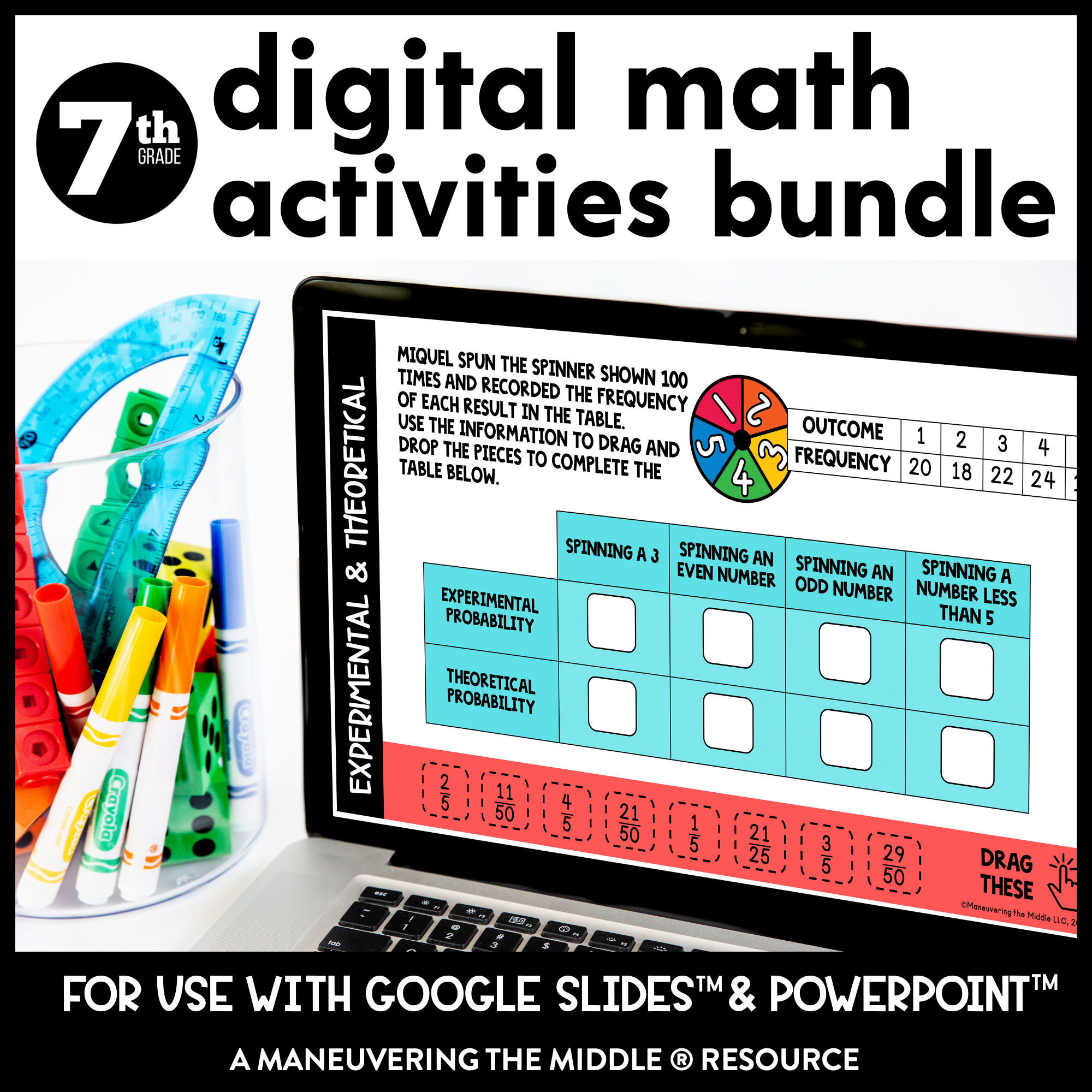 Turn Worksheets into Easy Math Activities - Maneuvering the Middle