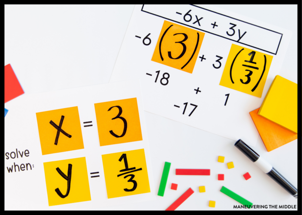 USING POST-IT® NOTES IN MATH - Maneuvering the Middle
