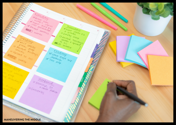 USING POST-IT® NOTES IN MATH - Maneuvering the Middle