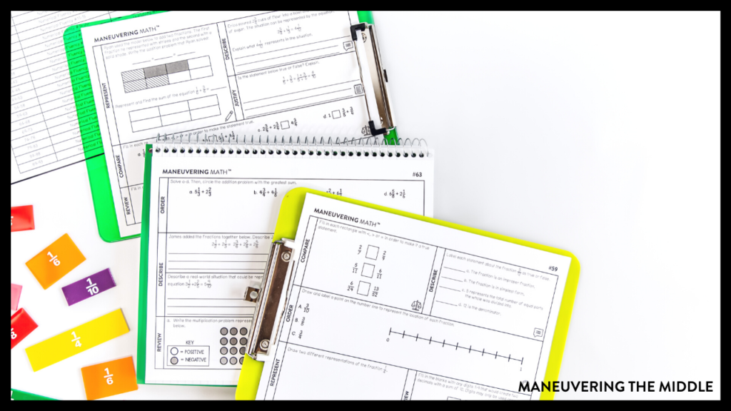 Dividing fractions is more than just an algorithm. Learn about the different types of division & how to use models to visualize the process. | maneuveringthemiddle.com